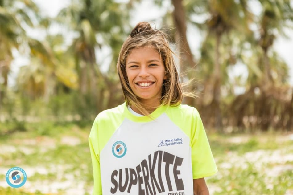 Davi Ribeiro, kitesurfista de 12 anos (Foto: Svetlana Romantsova/Divulgação Superkite Brasil 2020)