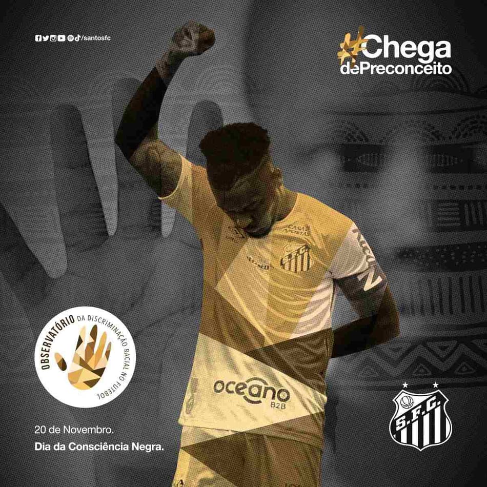 VÍDEO: Santos faz homenagem pelo Dia da Consciência Negra