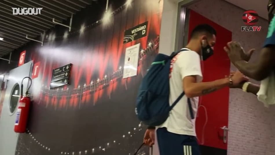 Assista aos bastidores da vitória do Flamengo sobre o Coritiba