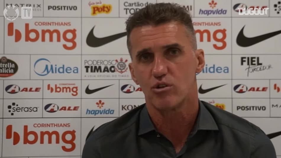 Mancini prega cautela sobre o Corinthians brigar pelos primeiros lugares: ‘Não é do dia para a noite’