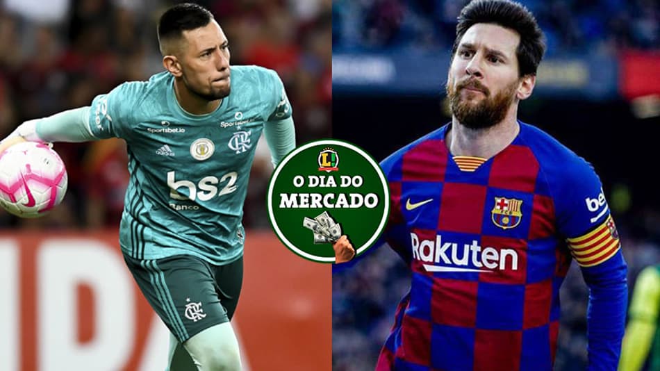 Diego Alves perto do adeus e Messi a caminho do PSG… Veja o Dia do Mercado