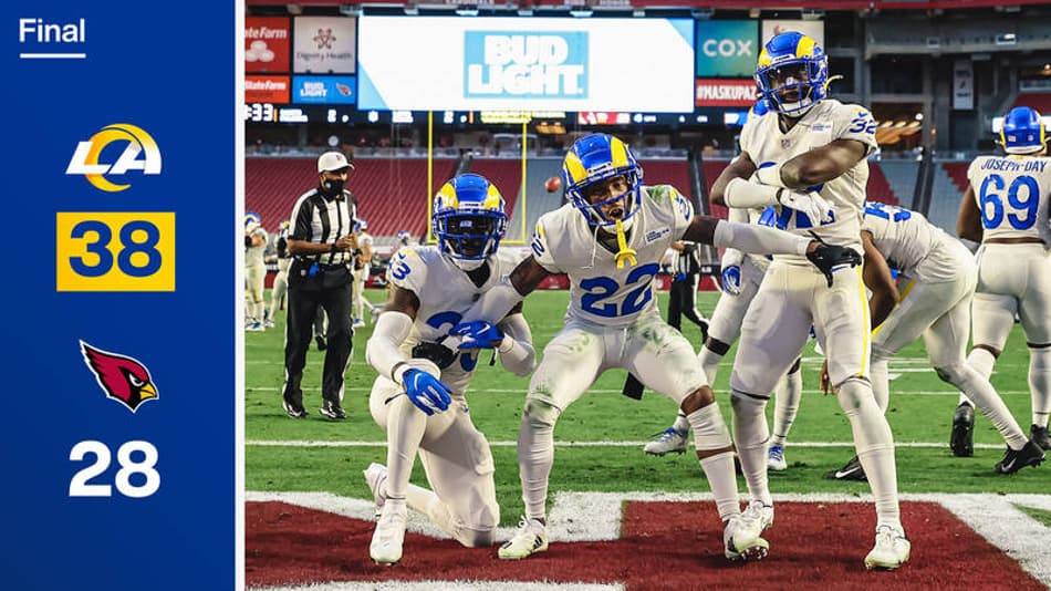 Rams dominam Cardinals no deserto e voltam ao topo da NFC West