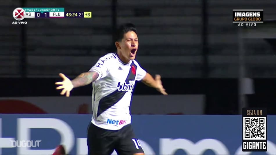 VÍDEO: Veja o gol de Cano no empate do Vasco contra o Fluminense