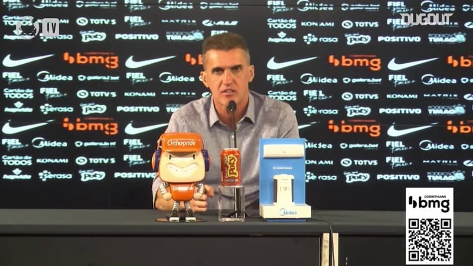 VÍDEO: Mancini explica estratégia do Corinthians para vencer o São Paulo
