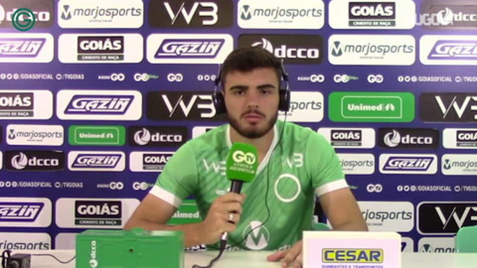 VÍDEO: Heron fala da evolução do Goiás e o desafio contra o Corinthians