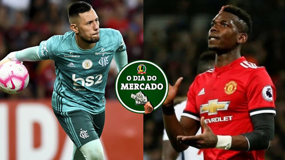 Diego Alves fica no Flamengo, Juventus faz contato por Pogba… O Dia do Mercado