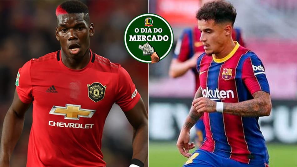 Juve planeja troca por Pogba e futuro de Coutinho no Barça… Veja o Dia do Mercado