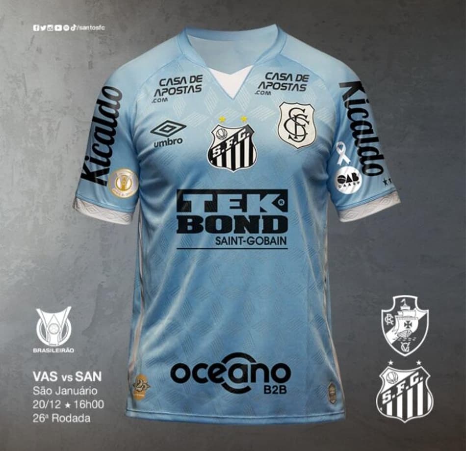 Diante do Vasco, Santos promoverá campanha contra violência de gênero