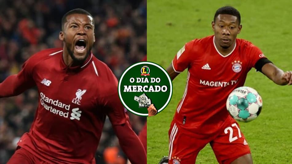 Gigante europeu entra na briga por Alaba e Wijnaldum define o seu futuro no Liverpool… Veja o Dia do Mercado