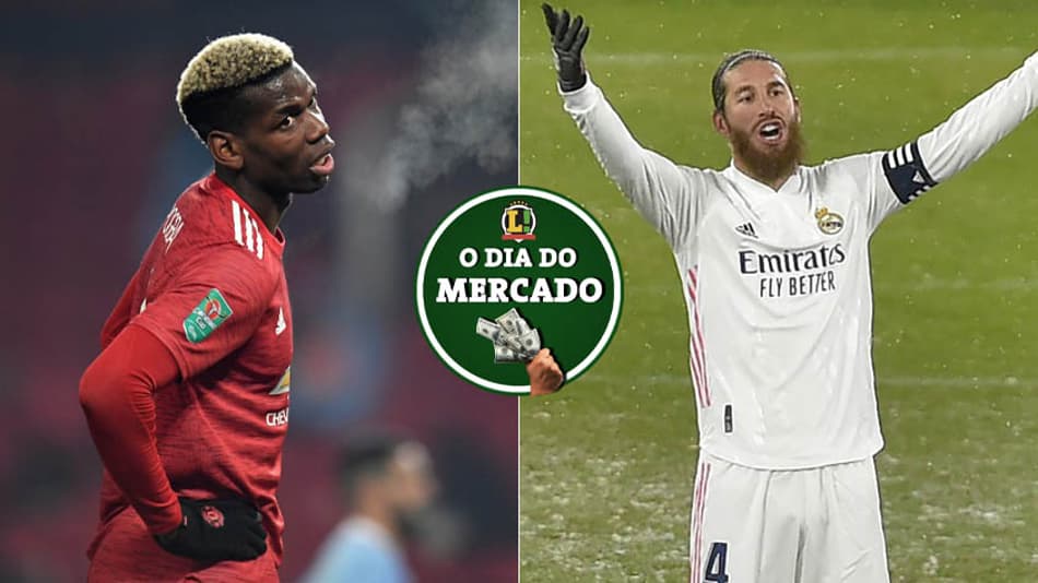 PSG vai atrás de meia do Manchester United, Sergio Ramos perto da Premier League… O Dia do Mercado
