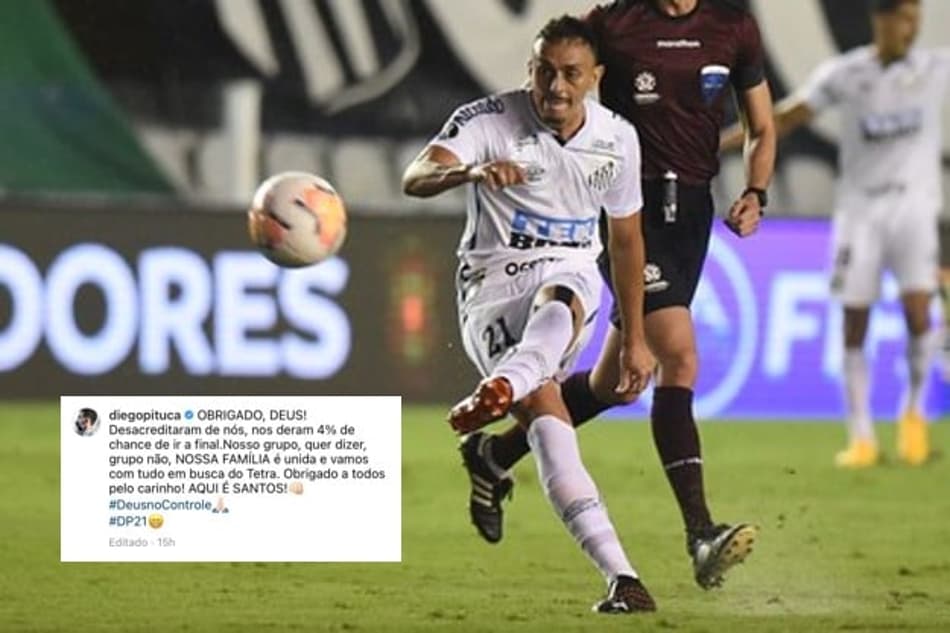 Rolinho, 4%, Patinho feio… veja as reações dos atletas do Santos nas redes sociais após classificação
