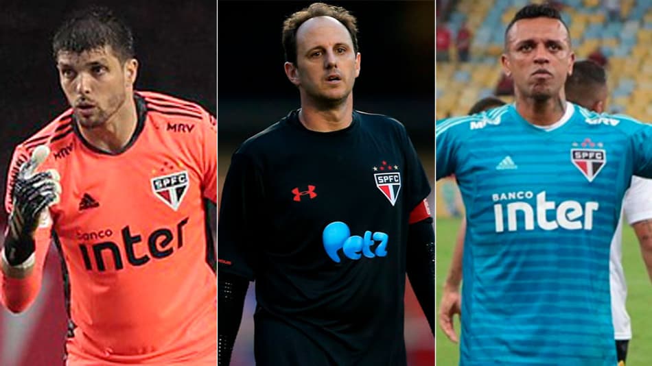 Montagem - Tiago Volpi, Rogério Ceni e Sidão