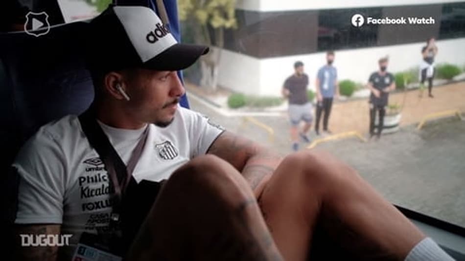 Assista aos bastidores do empate do Santos com o Lara na Libertadores