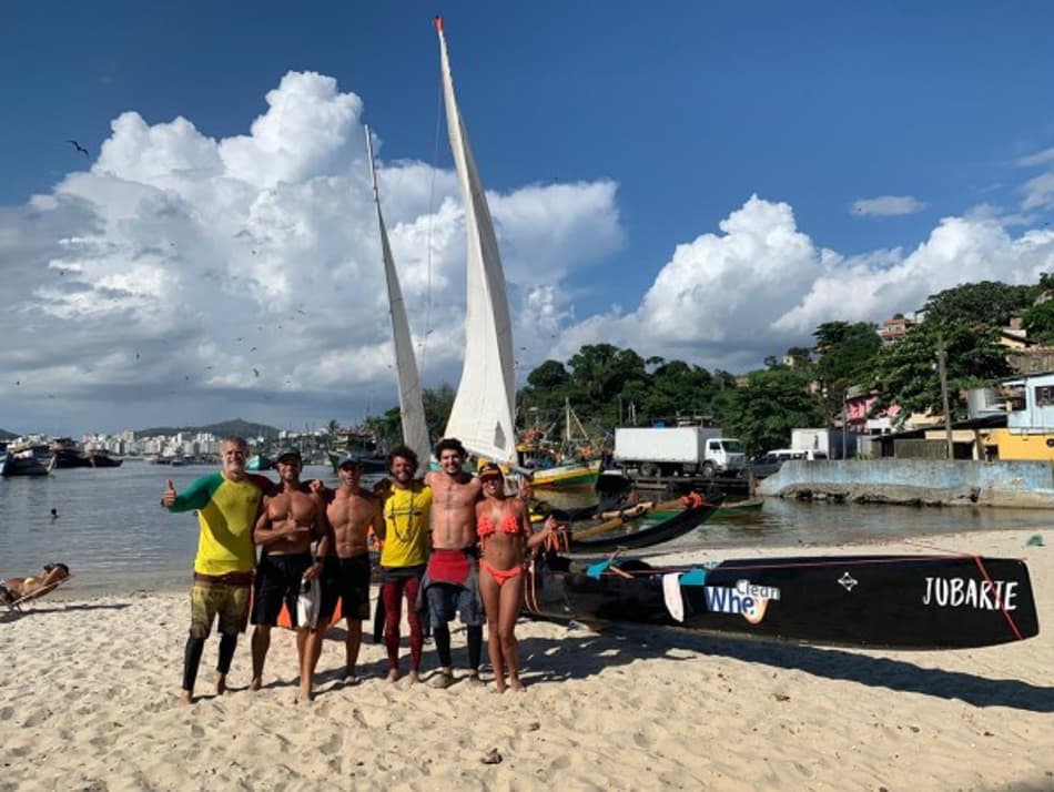 Expedicao Anamuê alcança o destino, em Niterói (RJ), e bate recorde