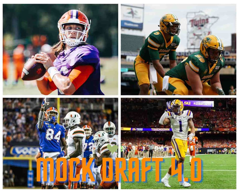 Mock Draft 4.0 – Atlanta Falcons, Detroit Lions e New Orleans Saints fazem apostas em QBs