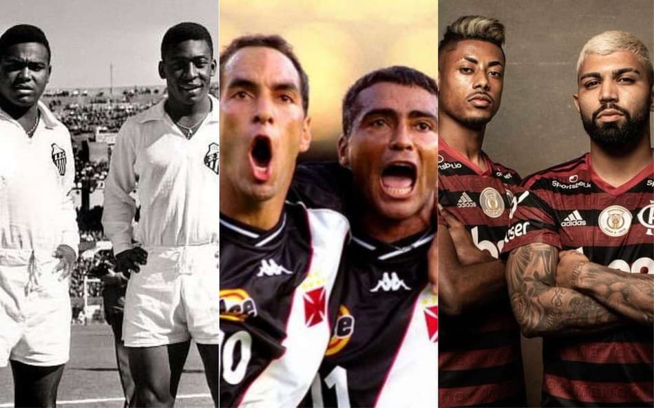 Qual foi a melhor? LANCE! lista 40 duplas ofensivas dos clubes brasileiros