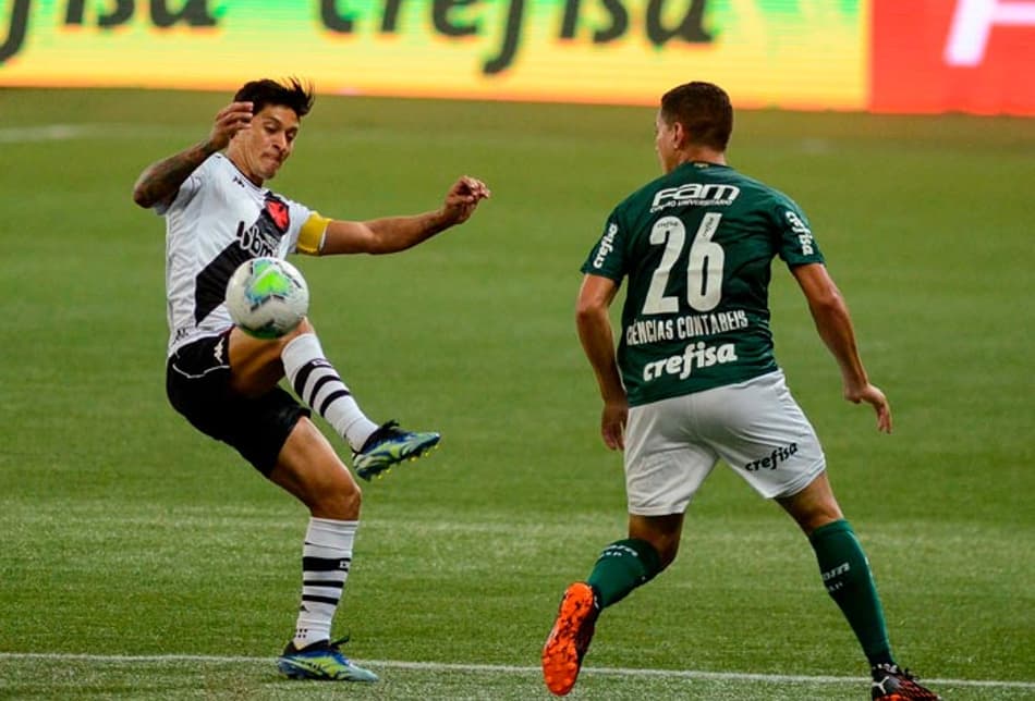 VÍDEO: Veja os gols do empate entre Palmeiras e Vasco, no Allianz Parque