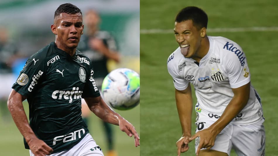 Gabriel Veron e Marcos Leonardo podem se tornar os mais jovens campeões da Libertadores por Palmeiras e Santos