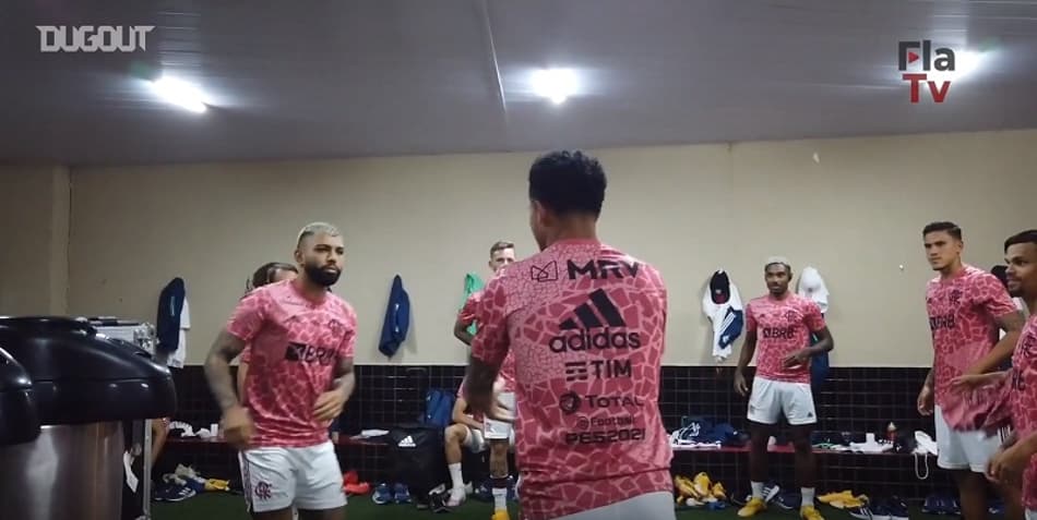 Assista ao vídeo de bastidores da vitória do Flamengo sobre o Sport