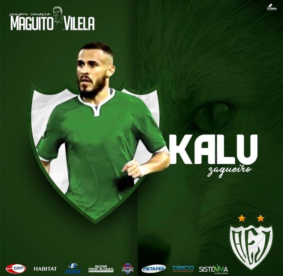 Após passagem na Ásia, volante Kalu comemora acerto com a Jataiense