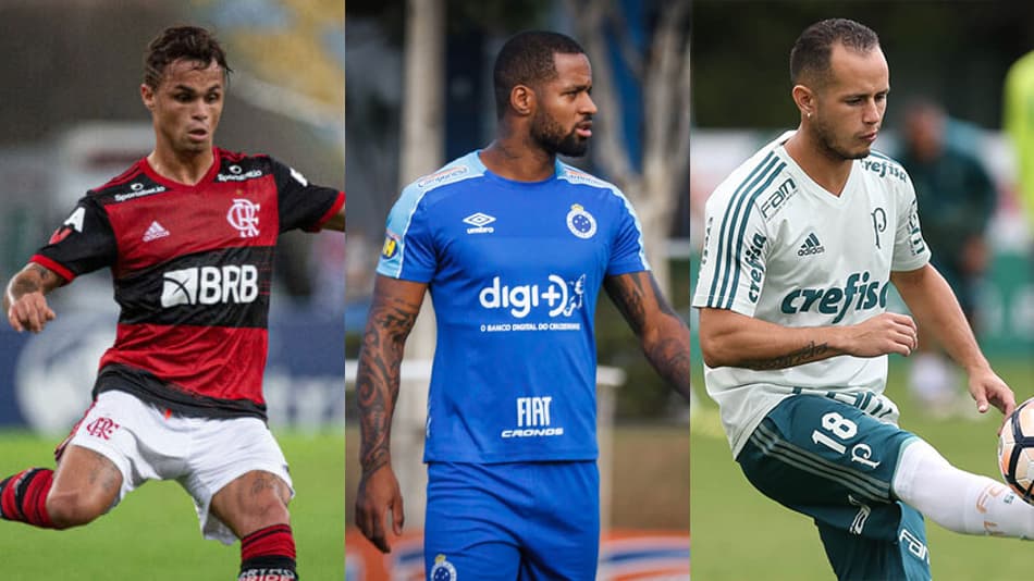Michael, Dedé, Guerra… veja jogadores "sumidos" que seu time poderia tentar contratar