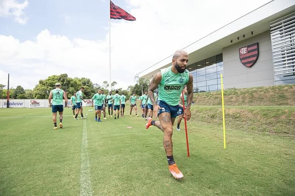 Treino Flamengo - Gabigol