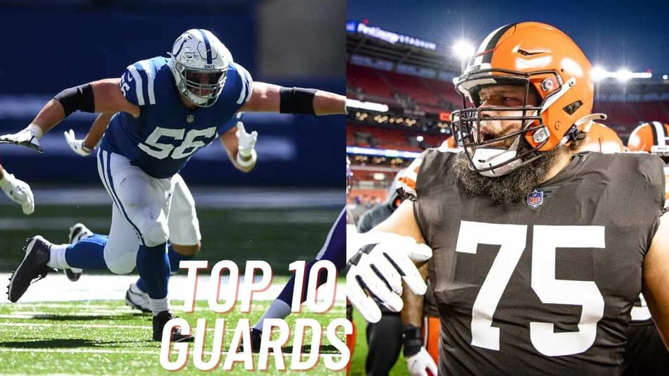 Com dupla do New England Patriots na lista, confira os dez melhores guards da NFL
