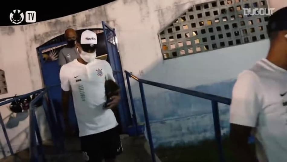 VÍDEO: Veja os bastidores da vitória do Corinthians sobre o Salgueiro