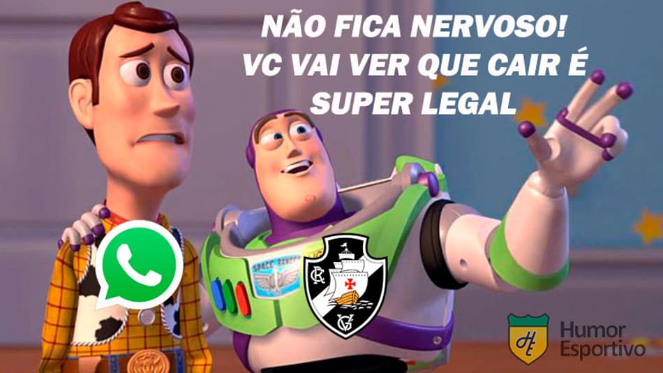 Vasco, Botafogo e outros clubes sofrem com memes após quedas de WhatsApp e Instagram
