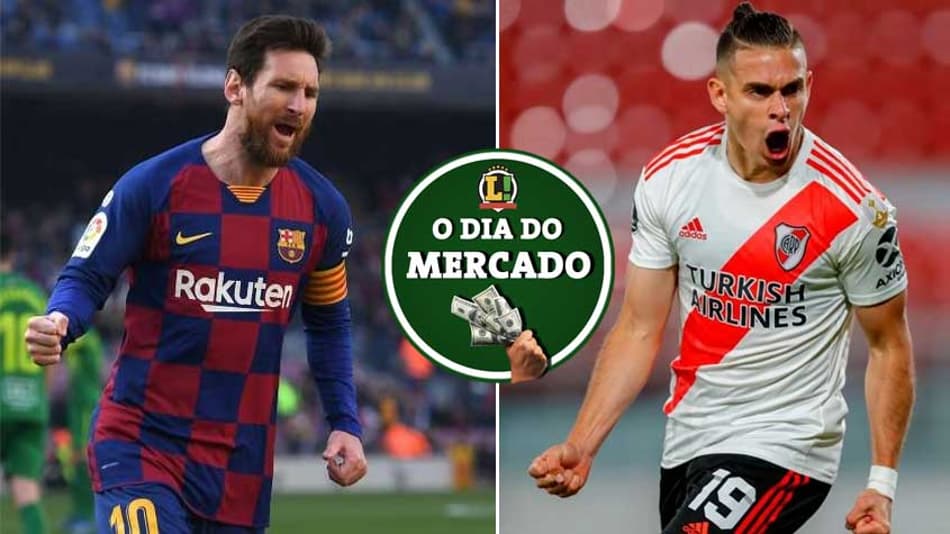 PSG já começa a planejar chegada de Messi, negociação do Palmeiras com Borré chega ao fim… O Dia do Mercado