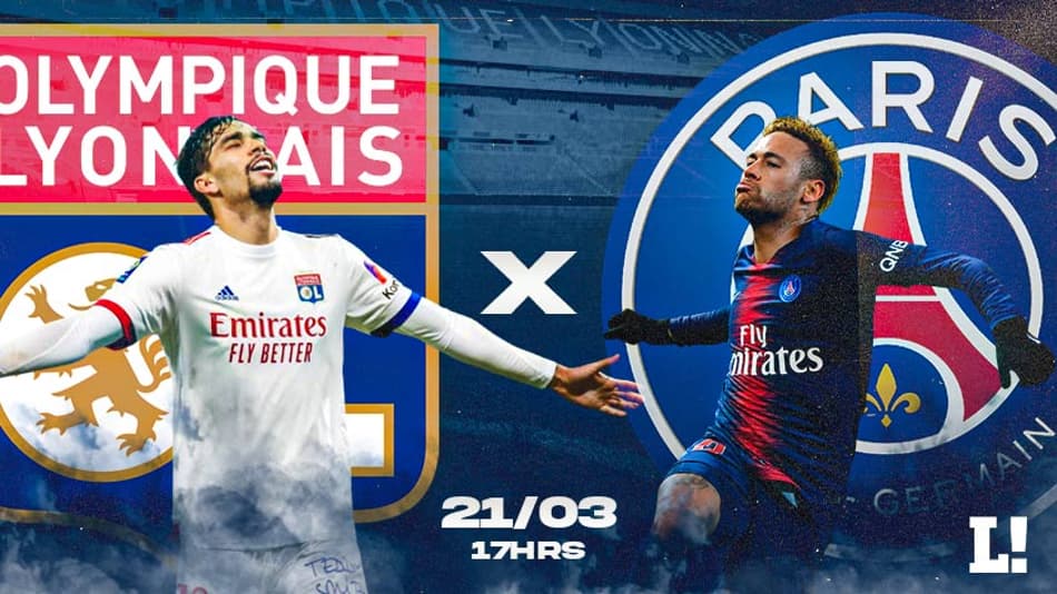 AO VIVO! Assista ao clássico entre Lyon e PSG pelo Francês