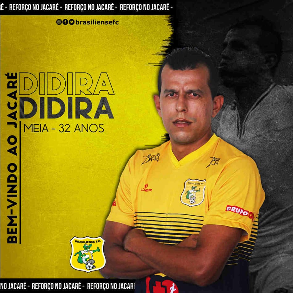 Didira é anunciado pelo Brasiliense e exalta projeto do clube
