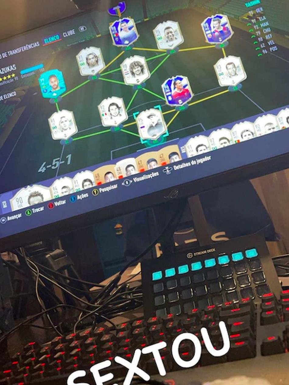 Neymar troca Fenômeno por Cristiano Ronaldo no Ultimate Team; veja a ‘seleção’ do craque no Fifa 21