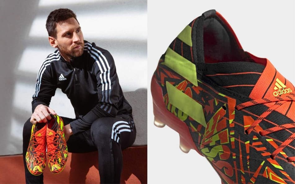 Messi ganha chuteira batizada como "Rei da Bola. Confira fotos do lançamento!