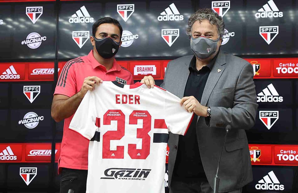 Sem jogar há quatro meses, Eder fala sobre sua forma física aos 34 anos