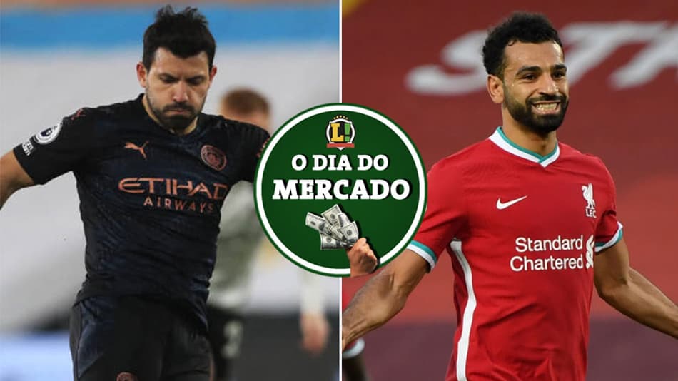Agüero tem provável novo destino, Liverpool quer renovar com pacotão de atletas… O Dia do Mercado