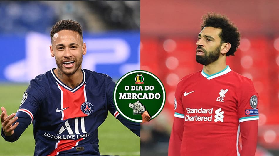 Neymar perto de definir o seu futuro no PSG, Salah pode deixar o Liverpool… O Dia do Mercado