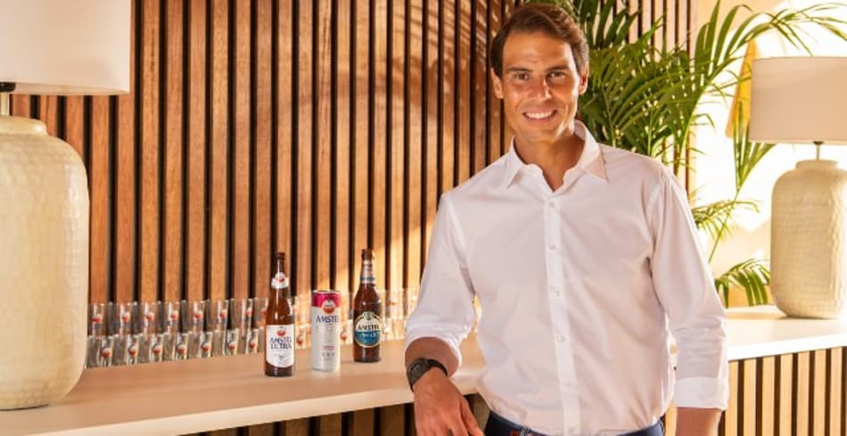 Nadal vira embaixador global de cervejaria