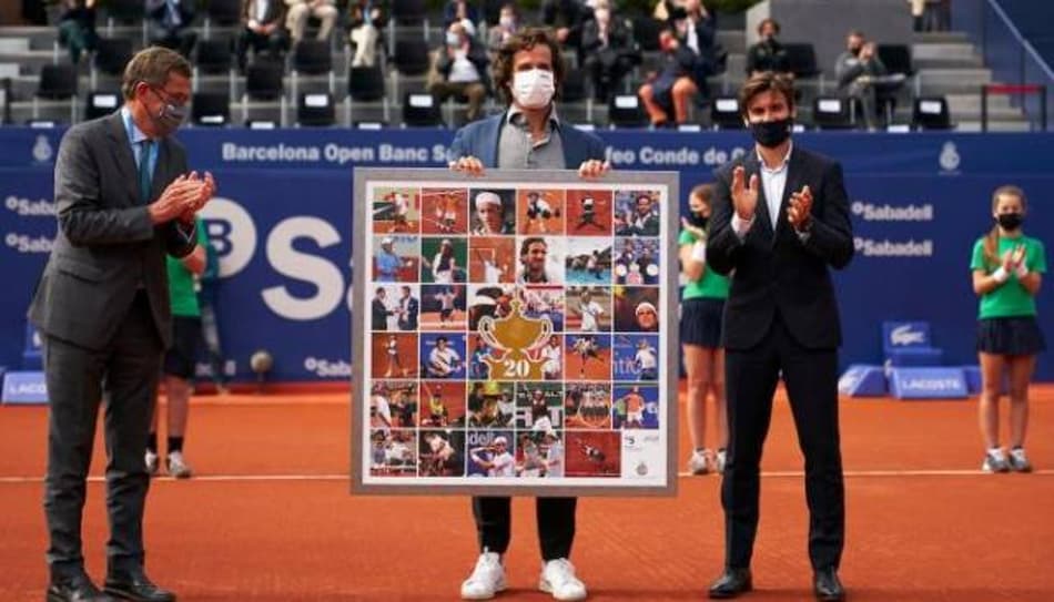 Feliciano Lopez é homenageado em Barcelona