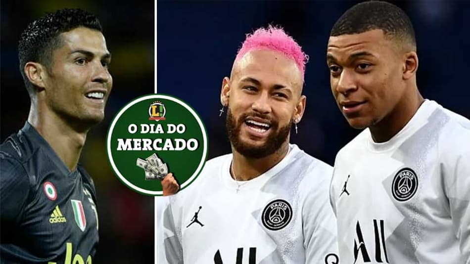 Juventus busca troca por Cristiano Ronaldo, Leonardo explica renovações de Neymar e Mbappé… O Dia do Mercado