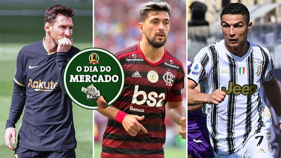 PSG sonha com Messi e CR7, Braz comenta situação de astros do Flamengo… O Dia do Mercado