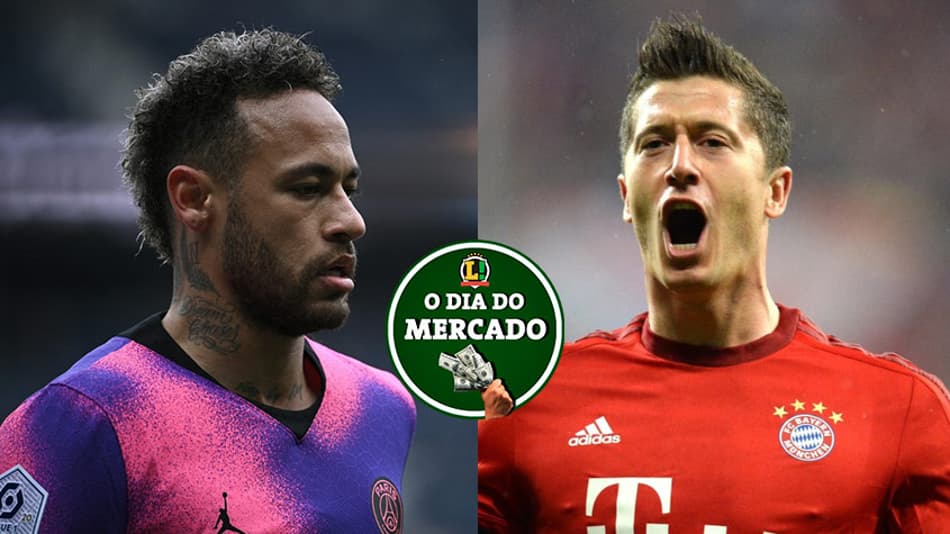 Neymar segue com futuro indefinido, Bayern cogita vender Lewandowski… O Dia do Mercado