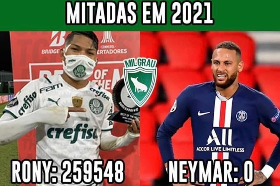 Palmeirenses enaltecem Rony e sugerem novos nomes para Libertadores; veja os memes