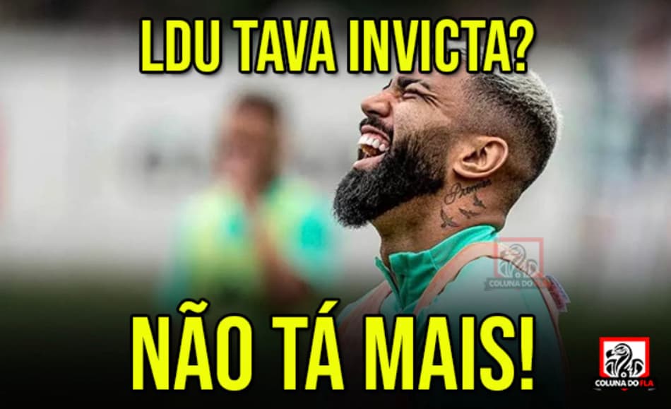 Frio e calculista! Veja os melhores memes da vitória do Flamengo sobre a LDU