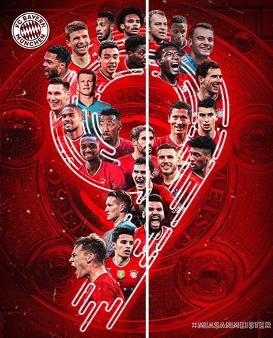 Bayern de Munique é campeão alemão sem entrar em campo