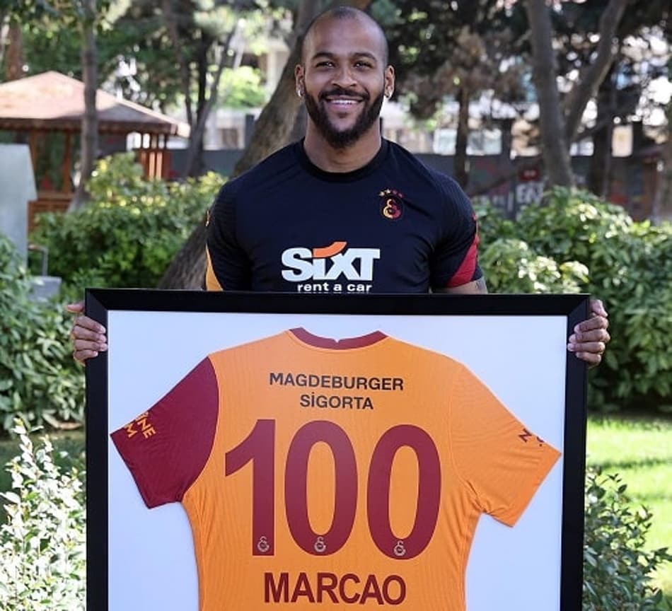 Zagueiro Marcão chega aos 100 jogos com a camisa do Galatasaray