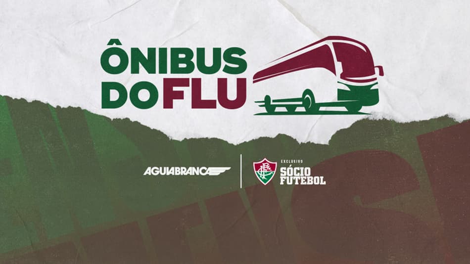 Fluminense e Águia Branca lançam campanha para que sócios escolham o novo adesivo do ônibus tricolor