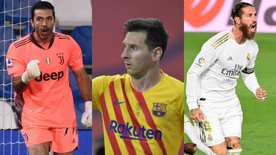 Buffon anunciou a sua saída da Juventus! Confira 25 veteranos que ficarão sem clube ao final da temporada