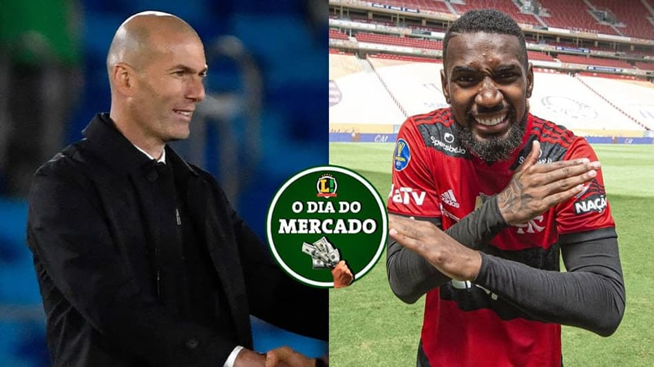 Zidane decide sua permanência no Real Madrid, Gerson recebe proposta da Europa… O Dia do Mercado