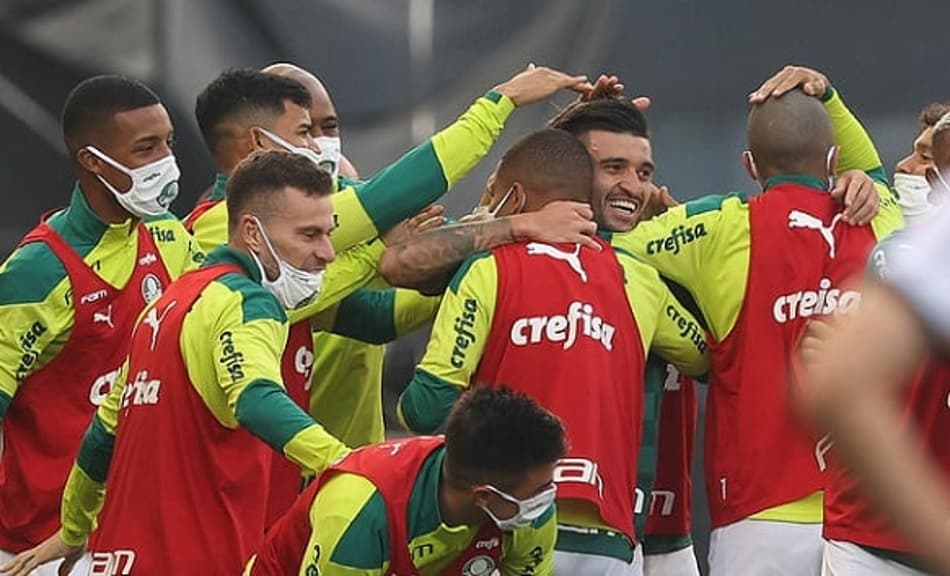 VÍDEO: Veja a festa dos jogadores do Palmeiras após a classificação para a final do Paulistão